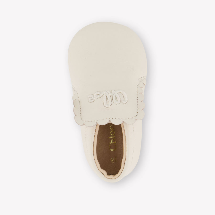 Chloe Baby Girls Shoes In White