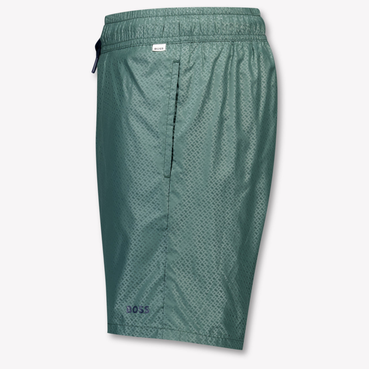 Boss Kids Boys Swimwear In Green