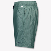 Boss Kids Boys Swimwear In Green