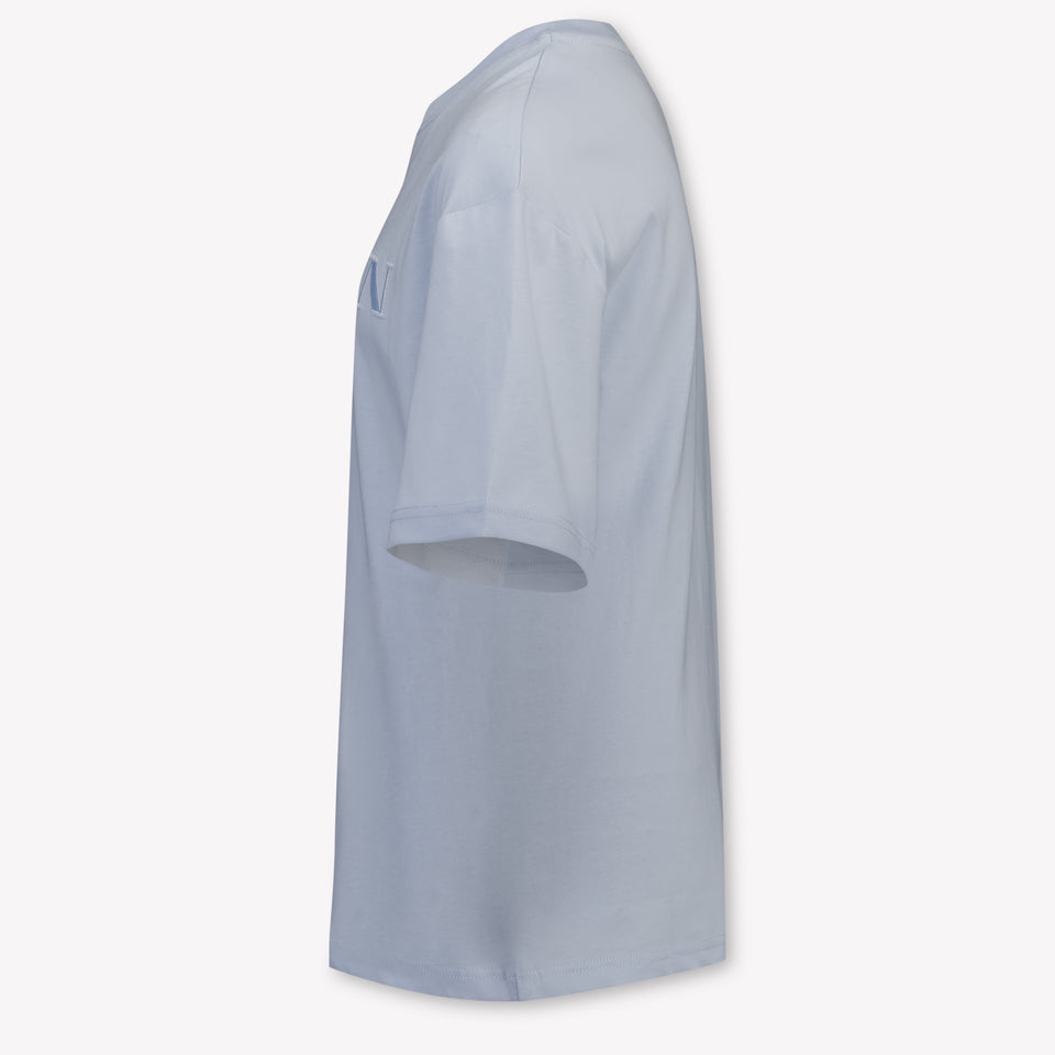 Lanvin Kids Boys T-Shirt In Light Blue