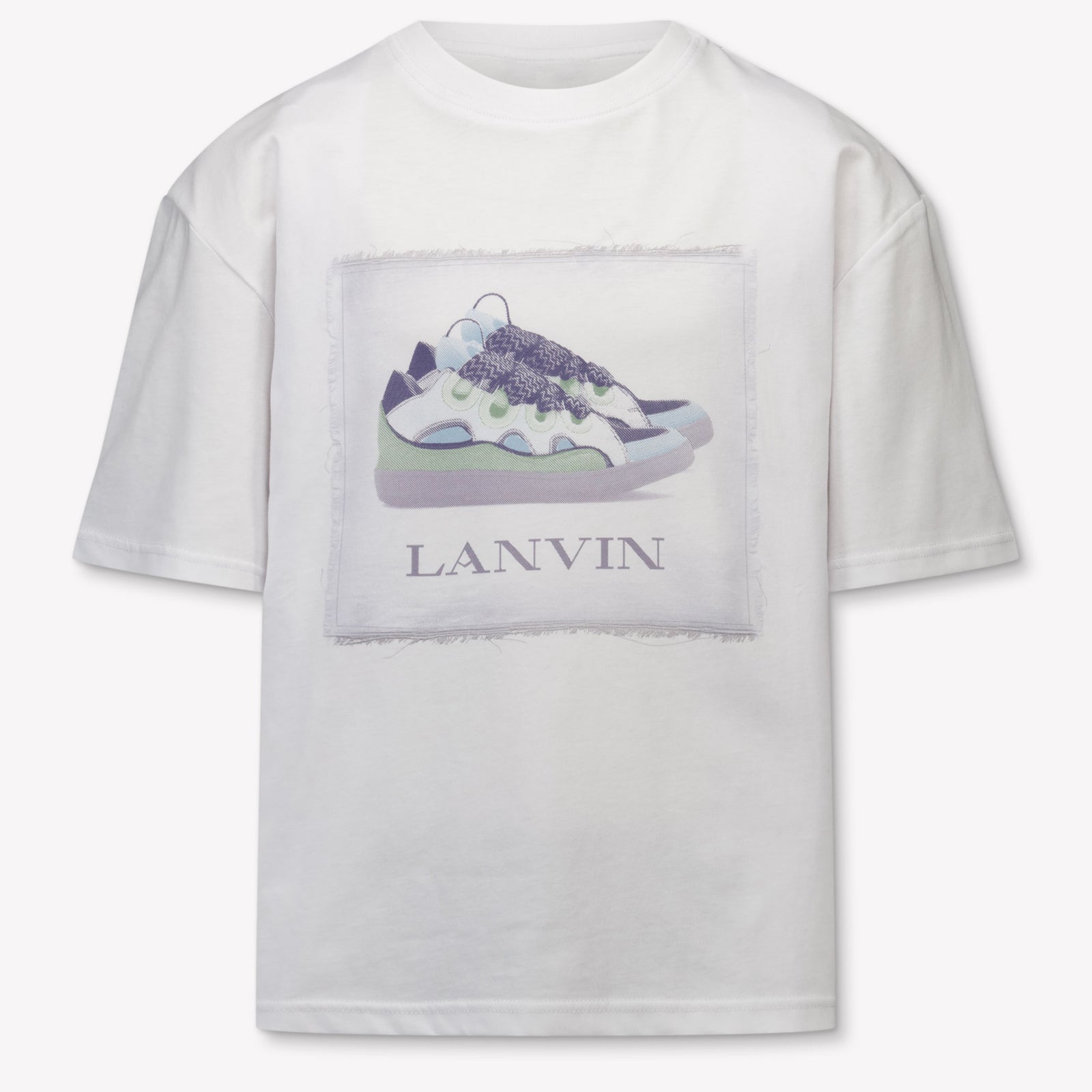 Lanvin Kinder Jongens T-Shirt In Wit
