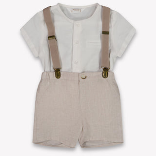 Mayoral Baby Jongens Setje In Beige