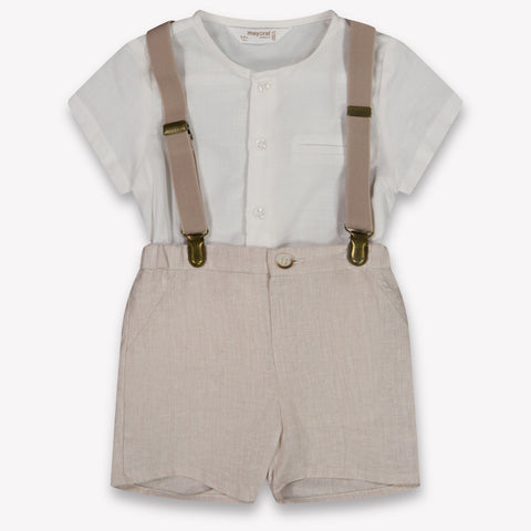 Mayoral Baby Boys Set In Beige