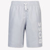 Boss Kids Boys Swimwear In Light Blue