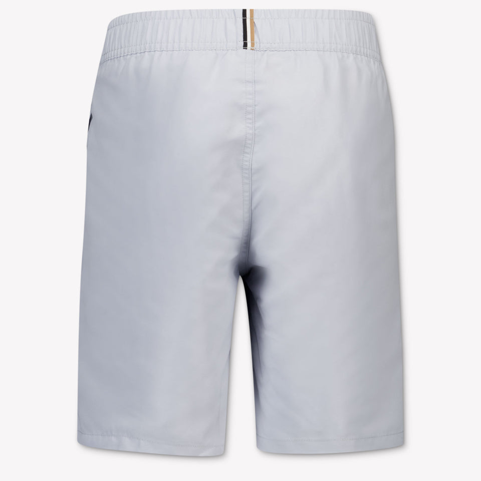 Boss Kids Boys Swimwear In Light Blue