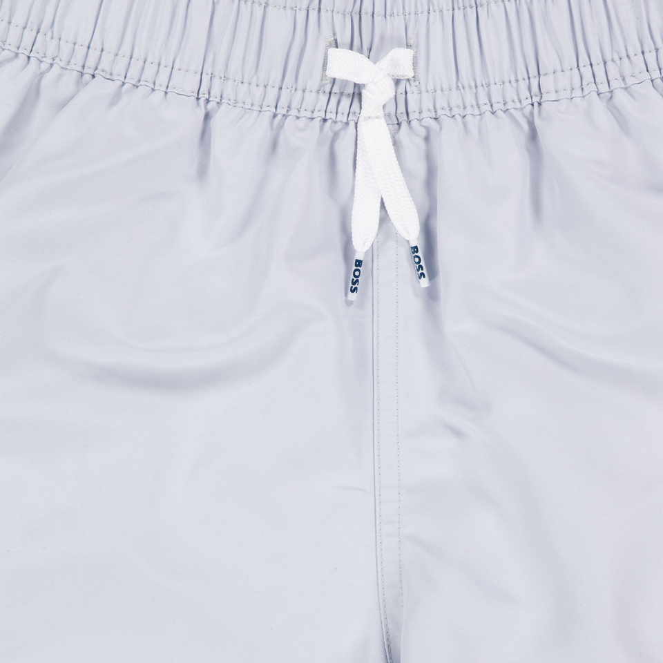 Boss Kids Boys Swimwear In Light Blue