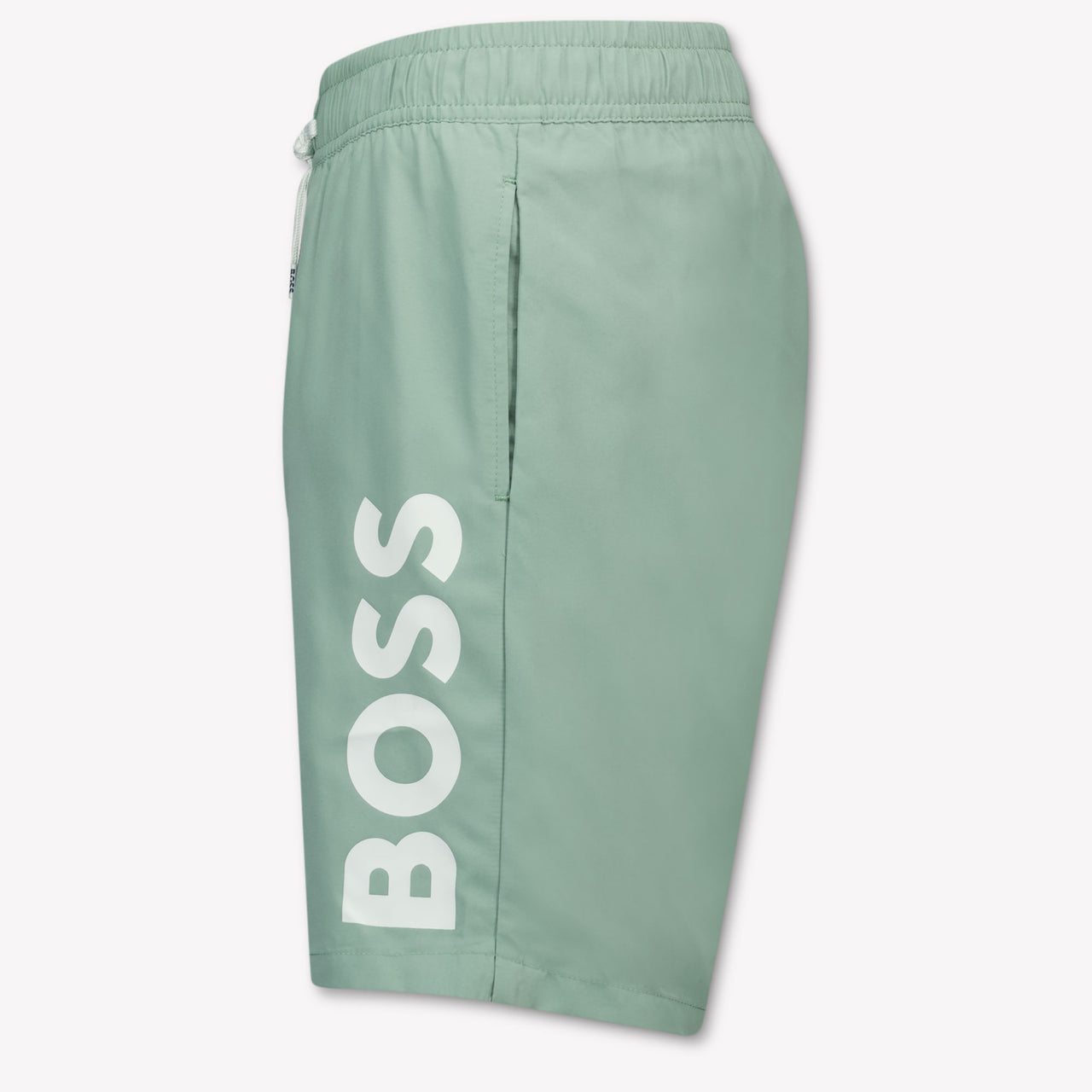 Boss Kids Boys Swimwear In Green
