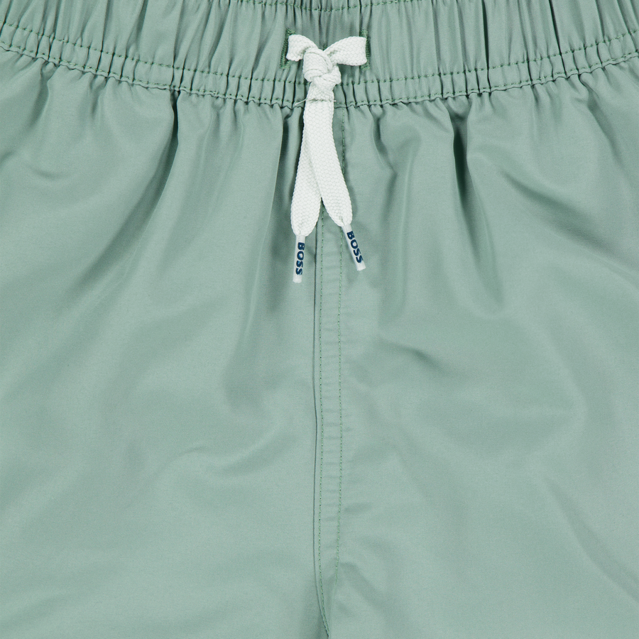 Boss Kids Boys Swimwear In Green