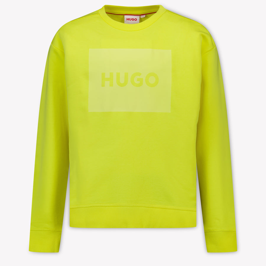 HUGO Kinder Jongens Trui In Geel