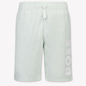 Boss Kids Boys Swimwear In Mint