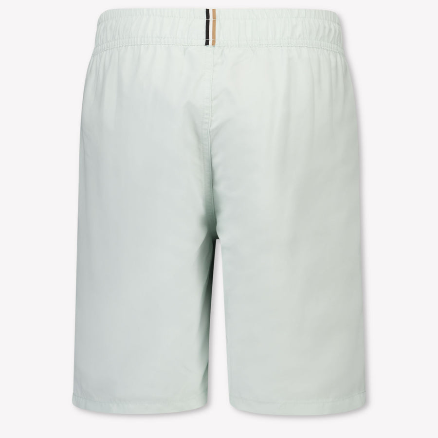 Boss Kids Boys Swimwear In Mint
