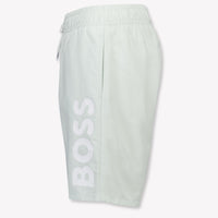 Boss Kids Boys Swimwear In Mint