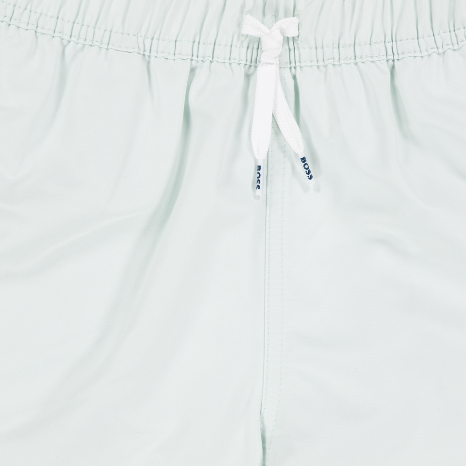 Boss Kids Boys Swimwear In Mint