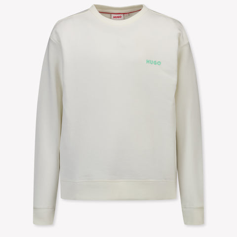 HUGO Kinder Jongens Trui In Licht Beige