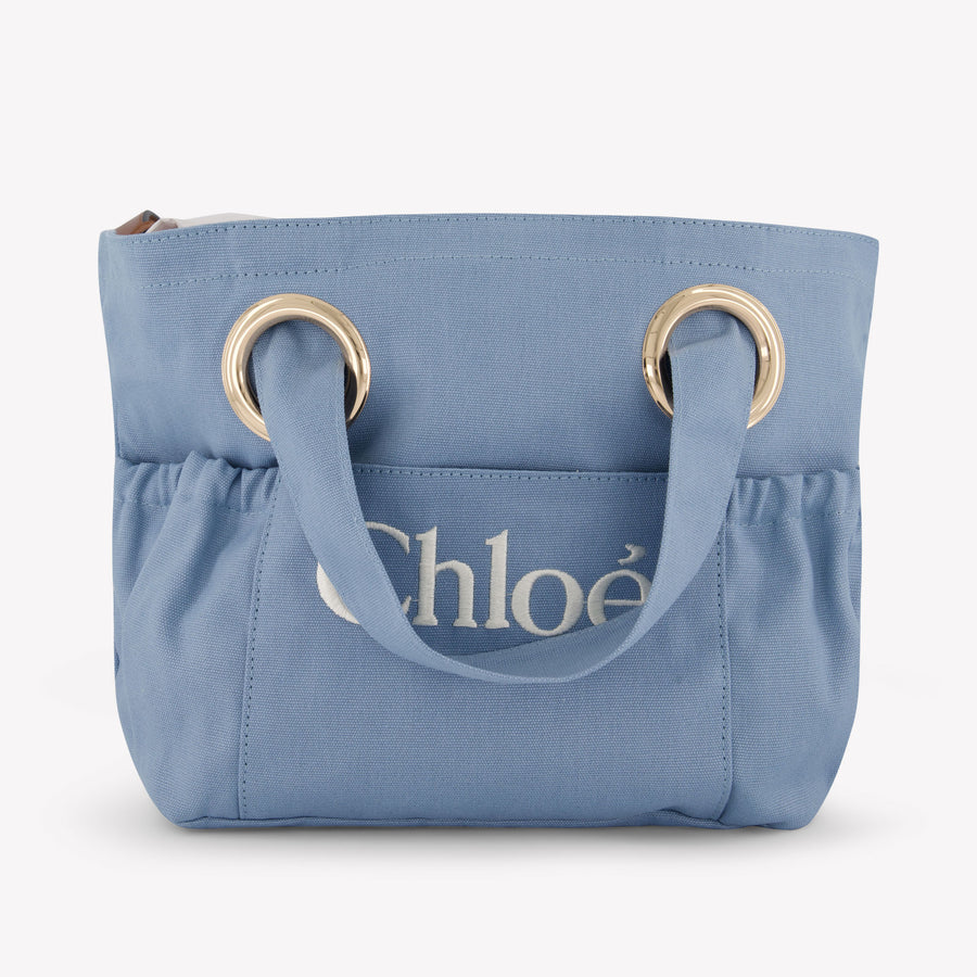 Chloe Kids Girls Bag In Light Blue