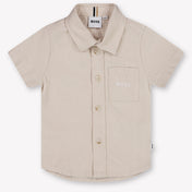 Boss Baby Boys Blouse In Light Beige