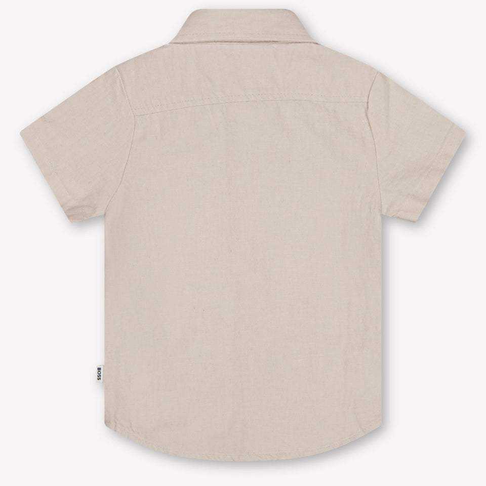 Boss Baby Boys Blouse In Light Beige