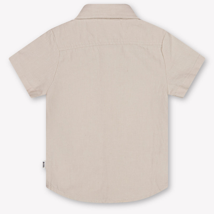 Boss Baby Boys Blouse In Light Beige