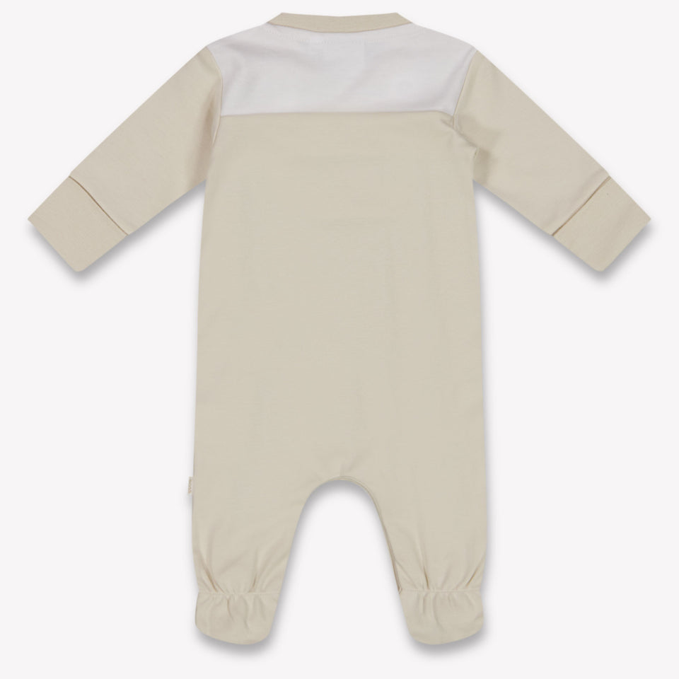Boss Baby Boys Playsuit In Beige
