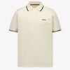 Boss Kids Boys Polo In Light Beige
