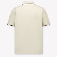 Boss Kids Boys Polo In Light Beige