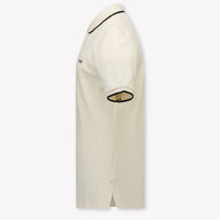 Boss Kids Boys Polo In Light Beige