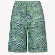 Lanvin Kids Boys Shorts In Green