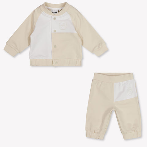 Boss Baby Boys Jogging suit In Beige