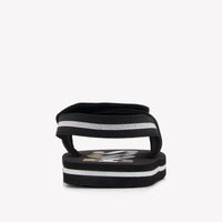 Boss Jongens Slippers In Zwart