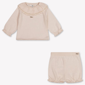 Chloe Baby Meisjes Setje In Licht Roze