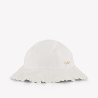 Chloe Baby Girls Hat In White