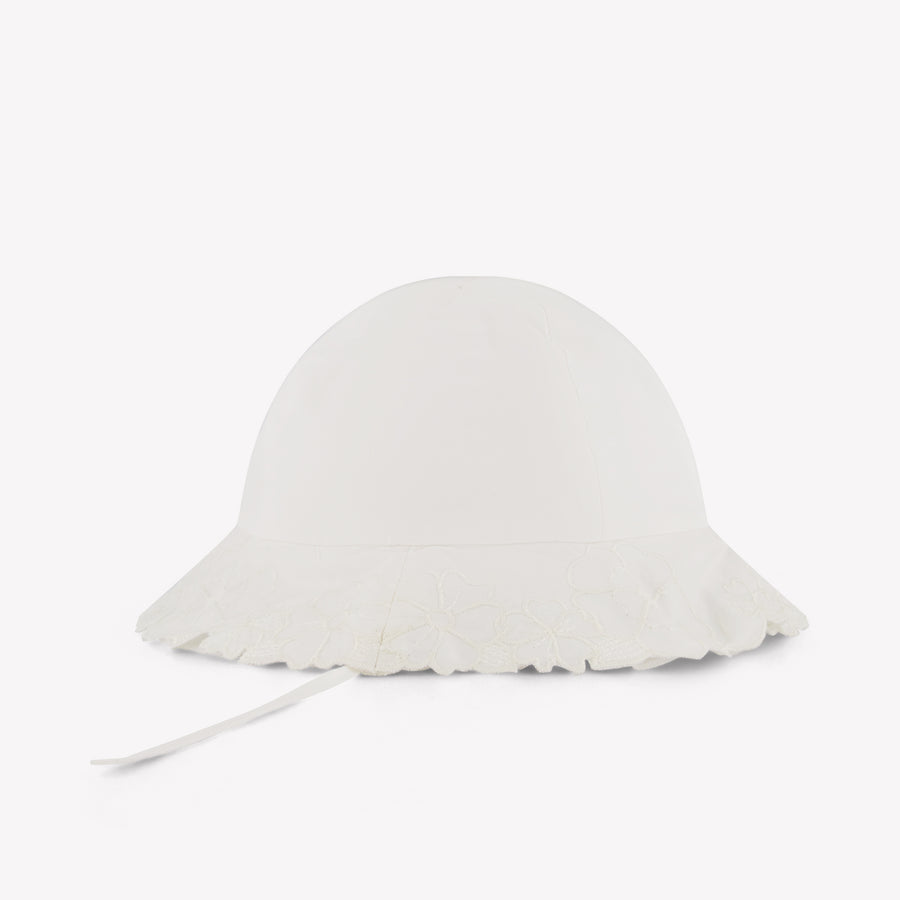 Chloe Baby Girls Hat In White