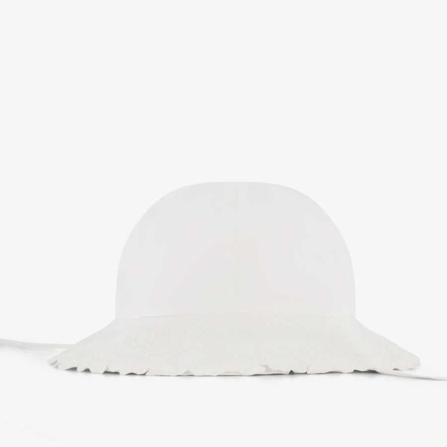 Chloe Baby Girls Hat In White