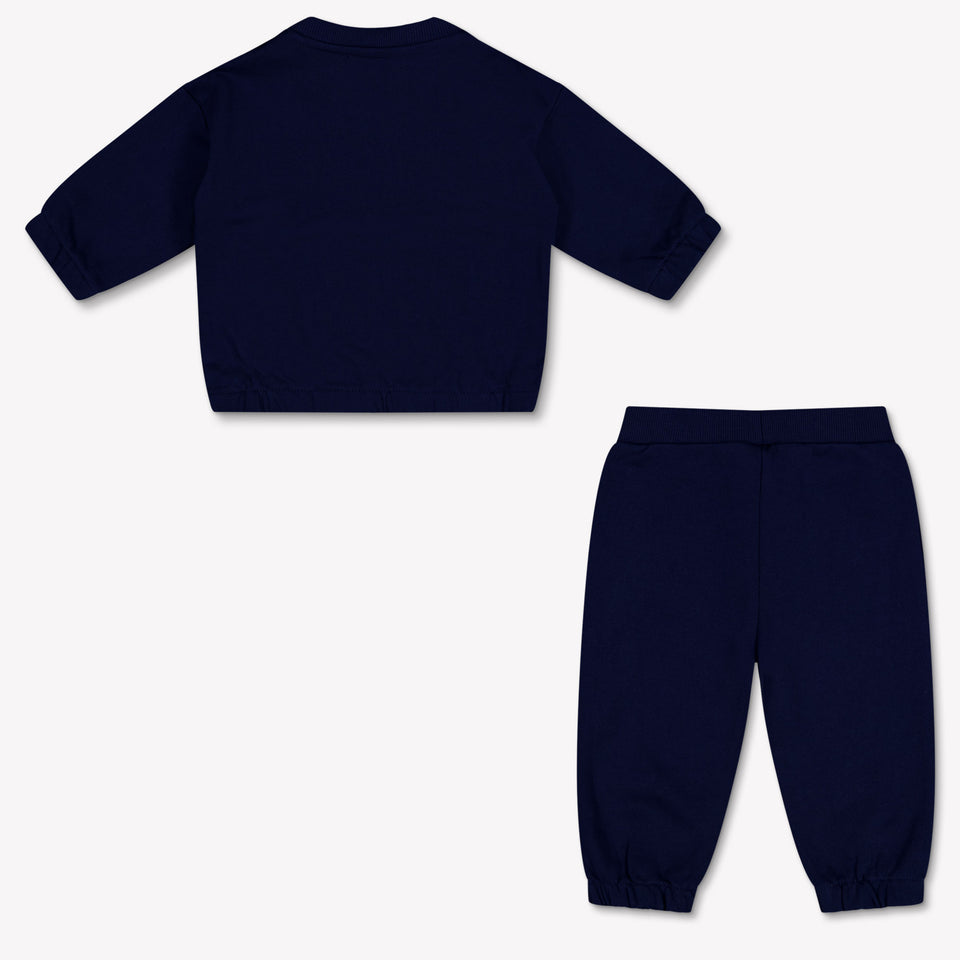 Kenzo Kids Baby Jongens Joggingpak In Navy