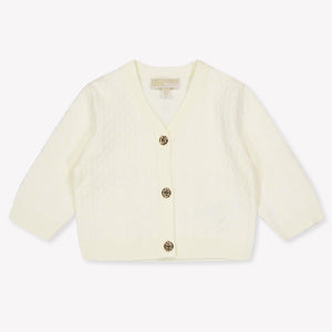 Michael Kors Baby Girls Cardigan In Ecru