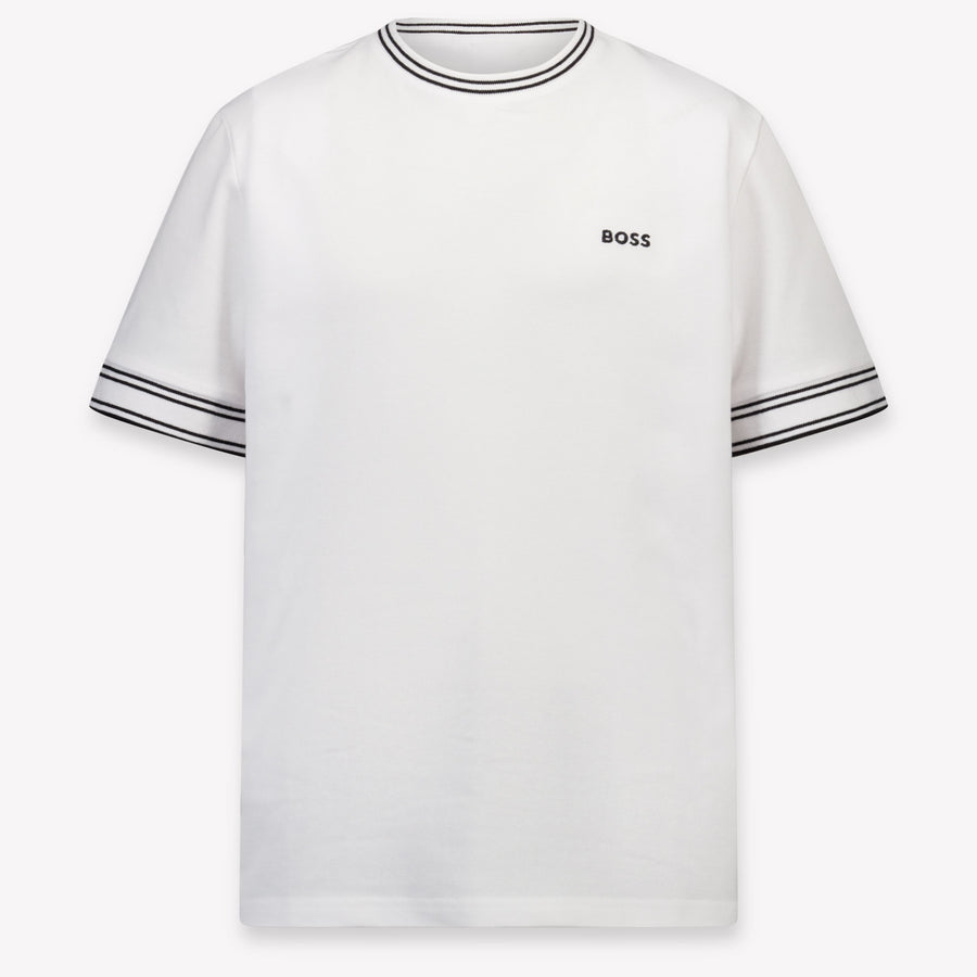 Boss Kids Boys T-Shirt In White