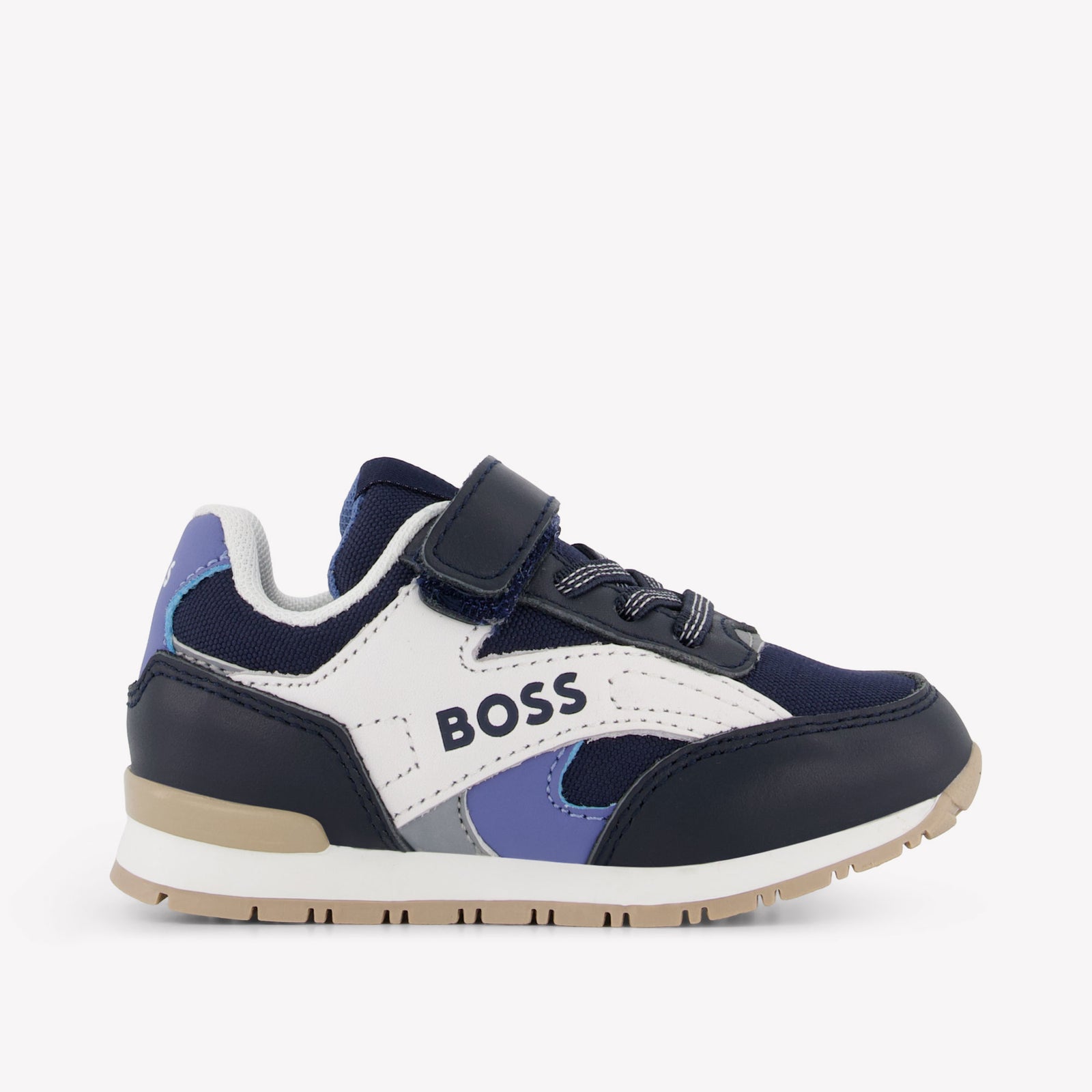 Boss Boys Sneakers In Navy