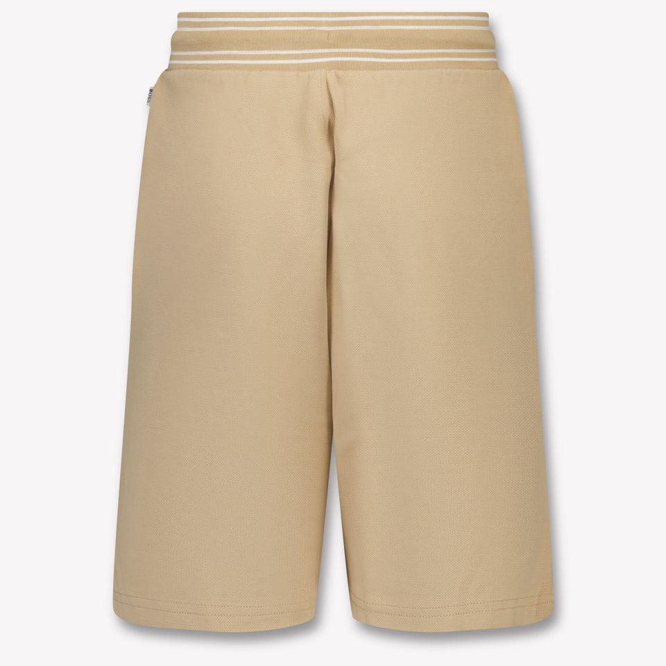 Boss Kinder Jongens Shorts In Beige