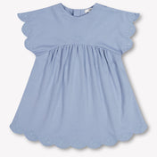 Chloe Baby Meisjes Jurk In Licht Blauw