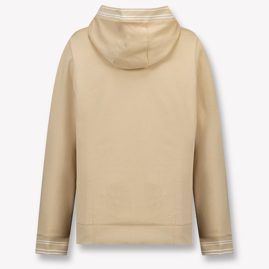 Boss Kids Boys Cardigan In Beige