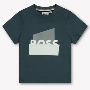 Boss Baby Boys T-Shirt In Dark Green