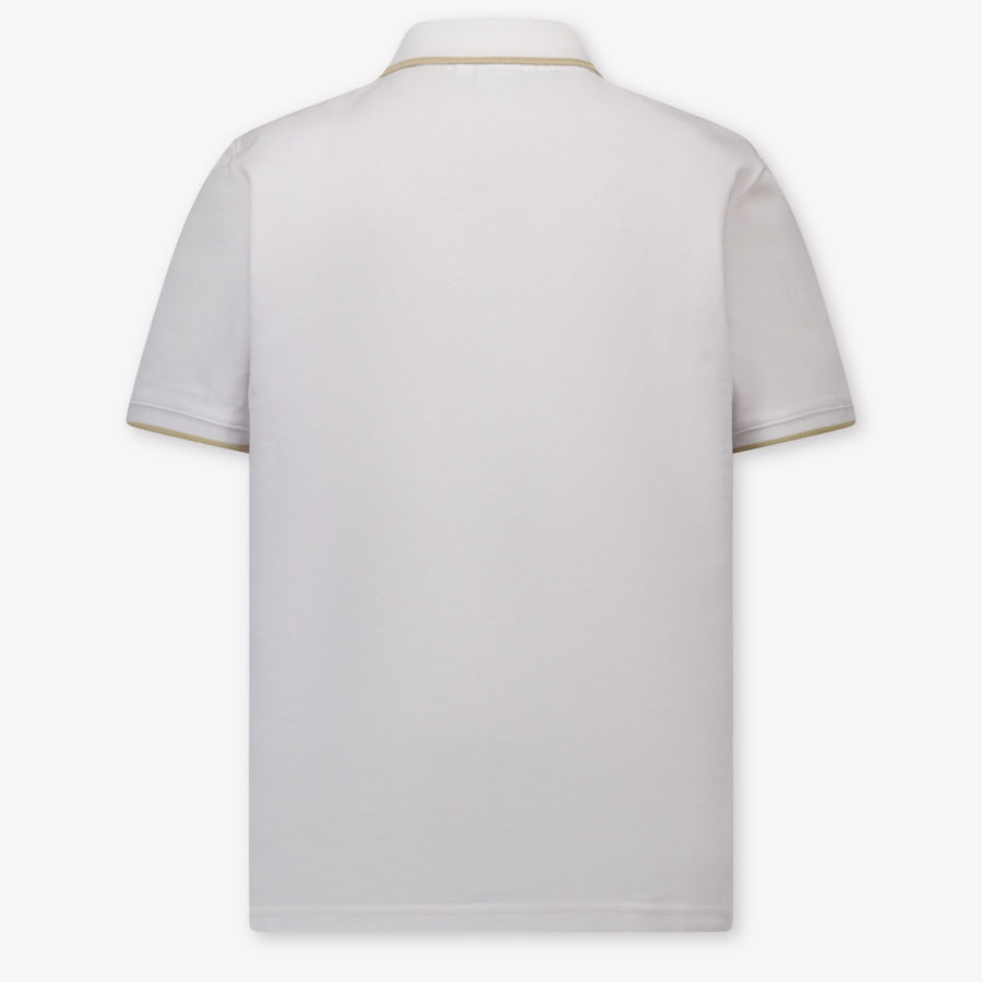Boss Kids Boys Polo In White
