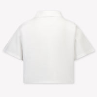 Marc Jacobs Kinder Meisjes Polo In Wit