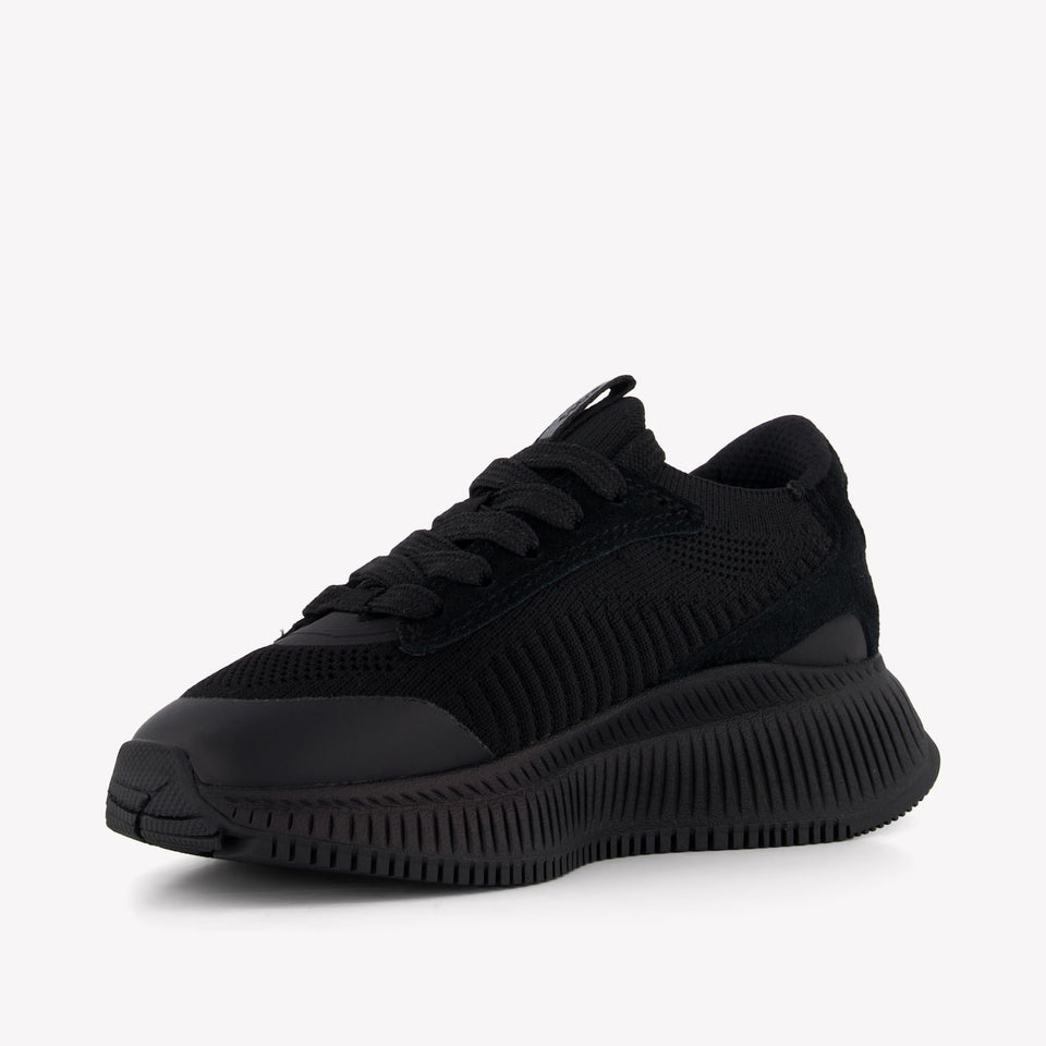 Boss Boys Sneakers In Black