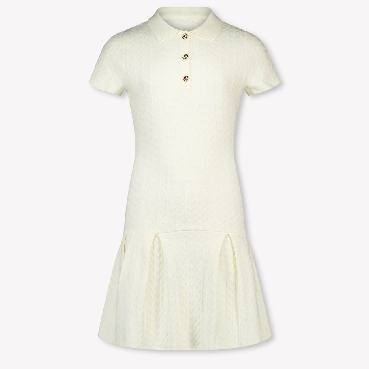 Michael Kors Kids Girls Dress In Ecru
