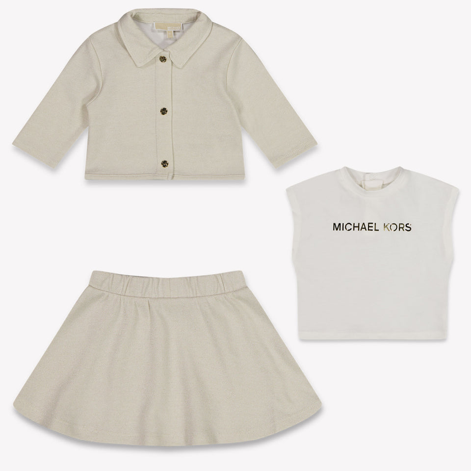 Michael Kors Baby Girls Set In Gold
