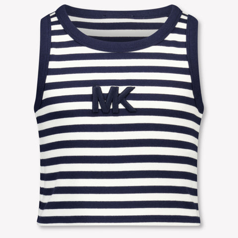 Michael Kors Kids Girls T-Shirt In Navy