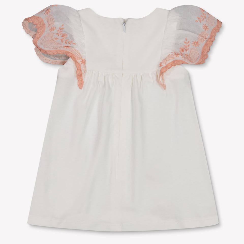 Chloe Baby Girls Dress In White