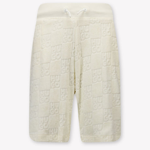 HUGO Kids Boys Shorts In Beige