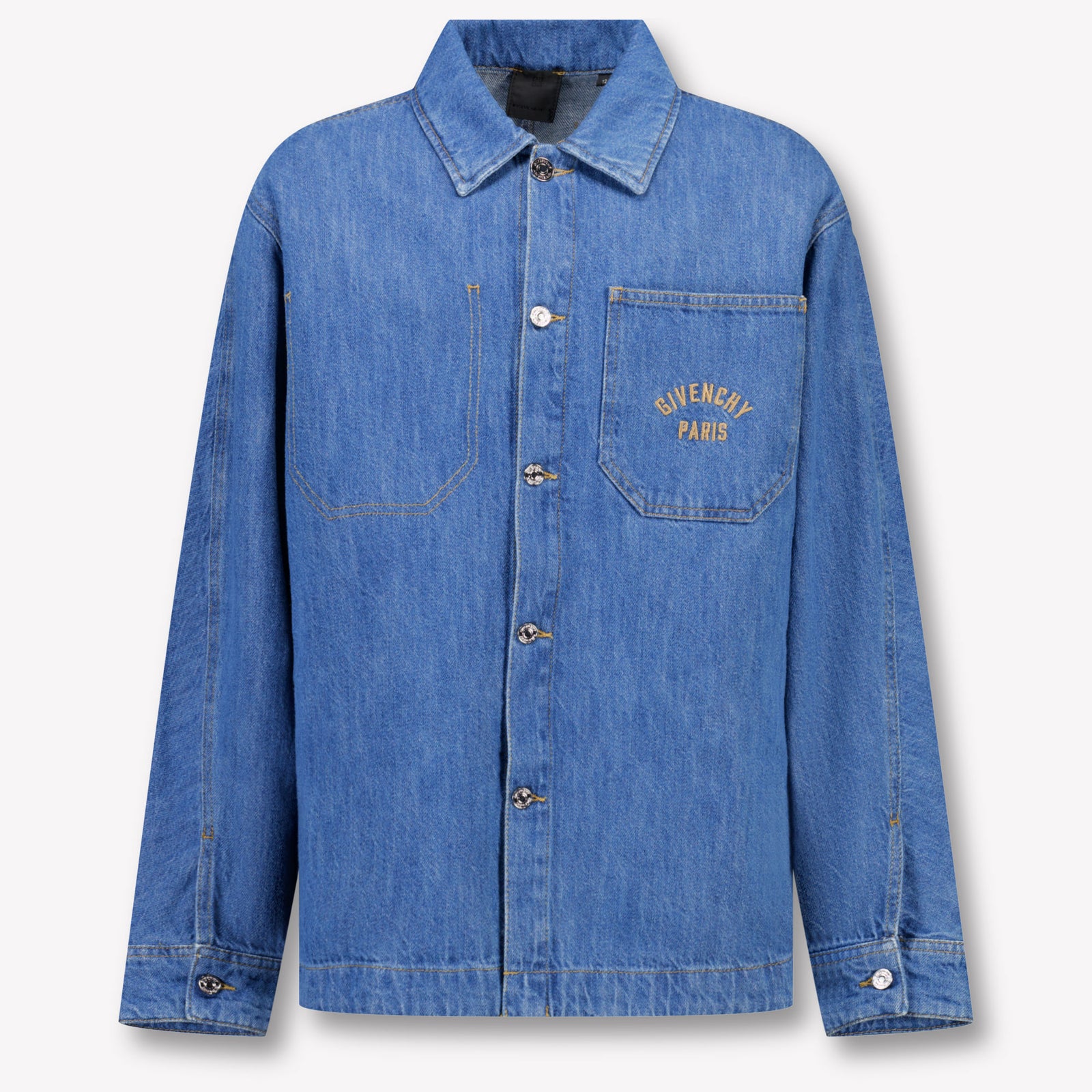 Givenchy Kids Boys Blouse In Blue